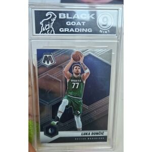 Terrific graded 9 mint card- #77 Luka Doncic w/Dallas Mavericks